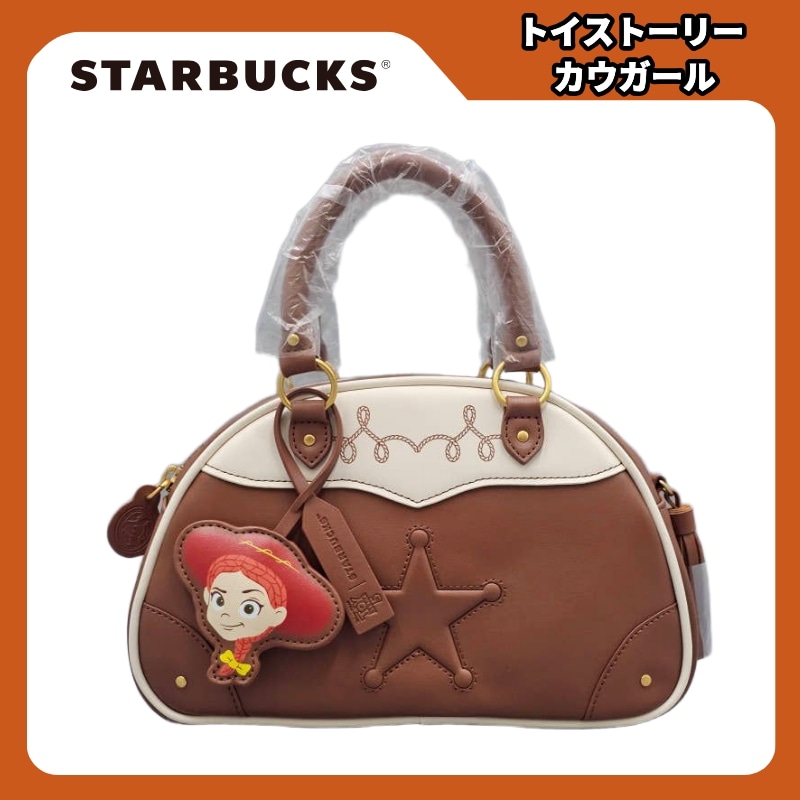 【トイストーリー コラボ】 スターバックス トイストーリー カウガール ボウリングバッグ ジェシー デザイン/人気 限定 韓国 ショルダー ハンドバッグ コラボ 正規品
