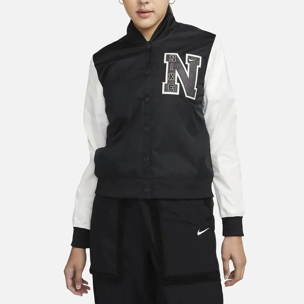 正規品 バーシティパッチ ジャケット ブラック/セイル/ダークスモークグレー DZ4631-010