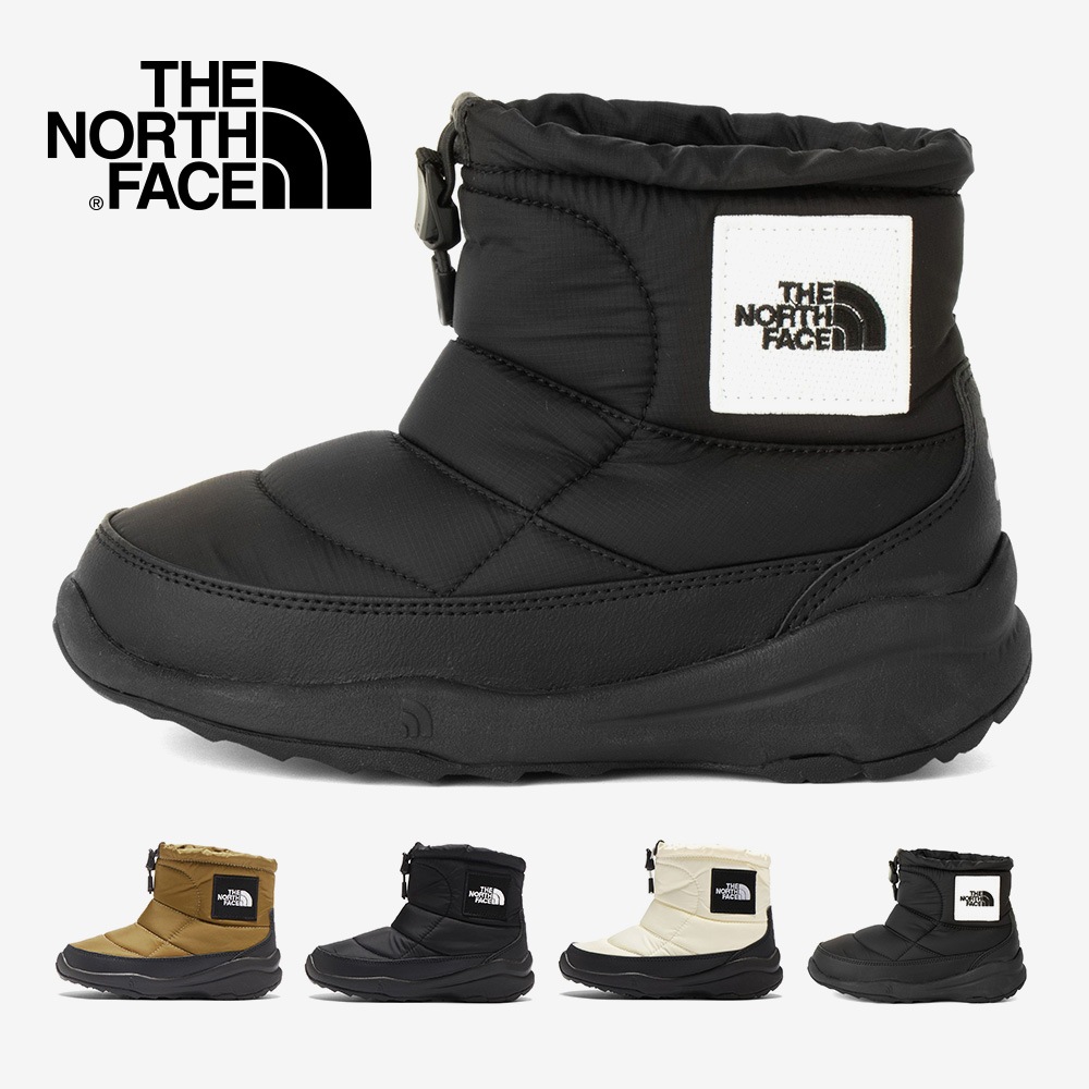 ザ ノースフェイス スノーシューズ キッズ 子供靴 ヌプシ ブーティ ロゴ ショート NFJ52280 the north face 2025秋冬 K Nuptse Bootie Logo Short