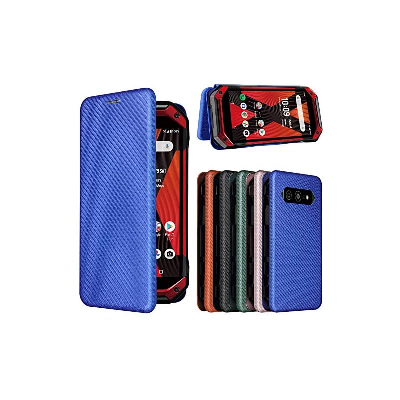 Pelanty For TORQUE 5G KYG01 ケース 手帳型 炭素繊維調 TORQUE 5G KYG01 携帯カバー TORQUE 5G au KYG01 背面ケース 軽量 薄型 財布型 カ