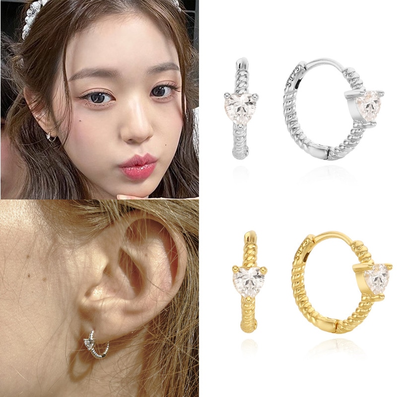 [silver 925] IVEチャンウォンヨン着用/アイリーン キュービック イヤリング