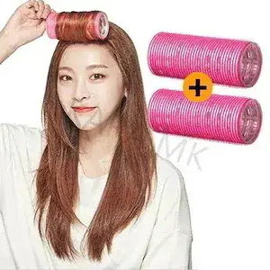 前髪カーラー 2 枚入り ホットカーラー ミニヘアアイロン ヘア道具 韓国コスメ 人気 使い勝手良い