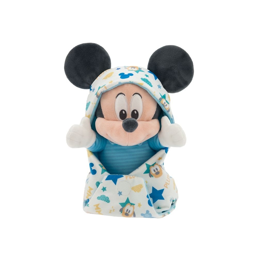 おくるみのディズニーミッキーマウスぬいぐるみ ディズニーベイビー Sサイズ 11 1/2インチ