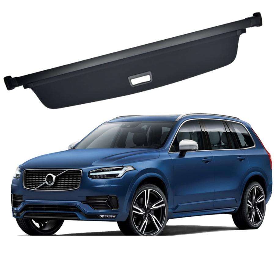 ボルボXC90 2015-2023 専用トノカバー ロールシェード トランクカーテン 荷室整理 延長型 カバーカーテン ラゲージ収納 プライバシー保護 耐高温 車種専用設計