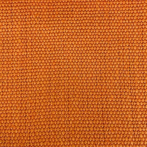 色：オレンジ サイズ：200cm 100%ヘンプ 大麻 生地 帆布 530gsm 厚手 レザー裏地