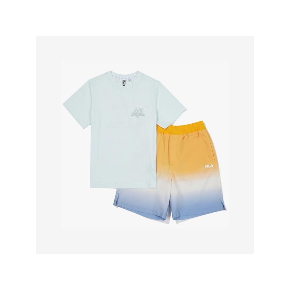 [FILA KIDS] ウォータープレイグラデーションセットアップ (FK2FSF2W01M_PGR) Q0ZFK2FSF2W01MPGR