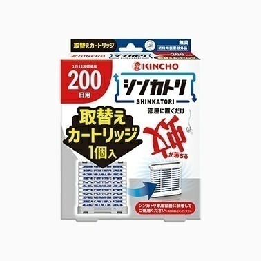 金鳥　害虫用駆除剤　屋内設置型　シンカトリ　200日セット　取替カートリッジ×20個ケース販売お徳用【取り寄せ商品・即納不可・代引き不可・返品不可】