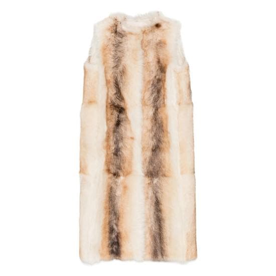 YVES SALOMON Women Vests 26WYG63215TOSX B3271 NEUTRALS
