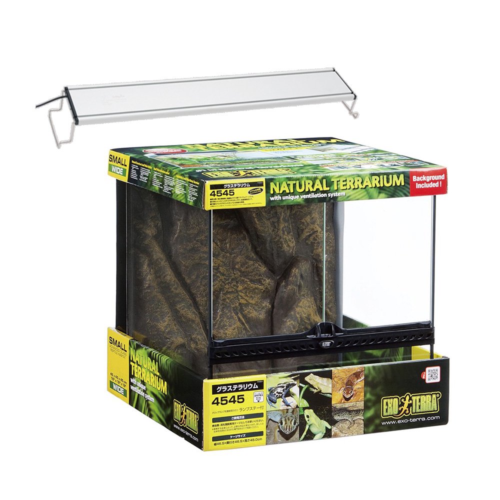 爬虫類ケージ　ＧＥＸ　エキゾテラ　グラステラリウム　４５４５　＋　アクロ　ＲＥＣＴＡＮＧＬＥ　ＬＥＤ　ＢＲＩＧＨＴ　４５０　ＣＲＣ17―15―05―40―00 15,615円
