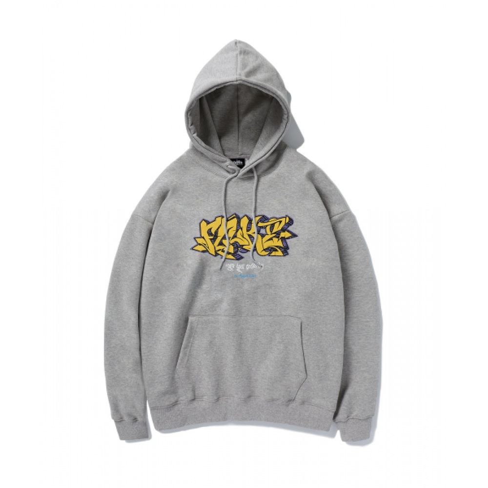 フルーククラックグラフィティロゴパーカー Tシャツグレー FHT2037