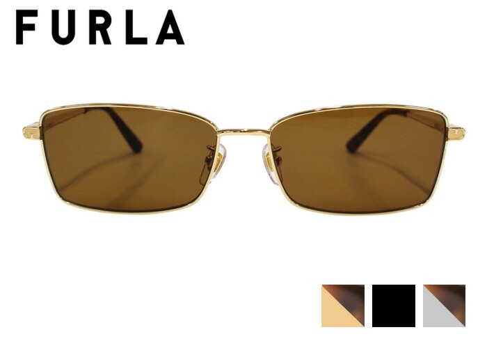 フルラ FURLA sfub18 サングラス スクエア フルリム セル レディース 58サイズ