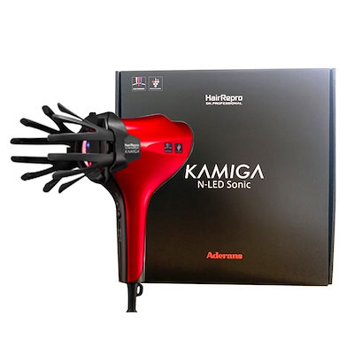 アデランス KAMIGA AD-HR-03-R ドライヤー へアリプロ Aderans (アデランス) ドライヤー N-LED Sonic KAMIGA AD-HR03