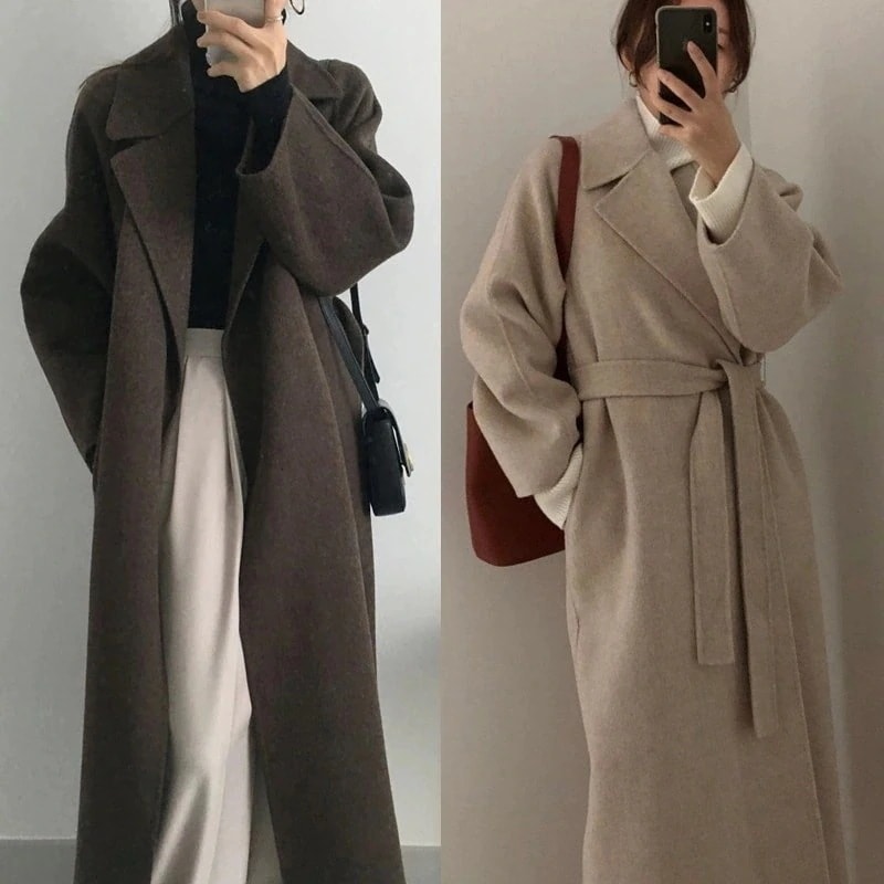 【お勧め商品】2024秋冬 ロングチェスターコート ベルト付き 裏地付き 厚手 上質 トレンチコート お勧め 人気 ウインドブレーカー レディース アウター ラシャコート メガ割 5,648円