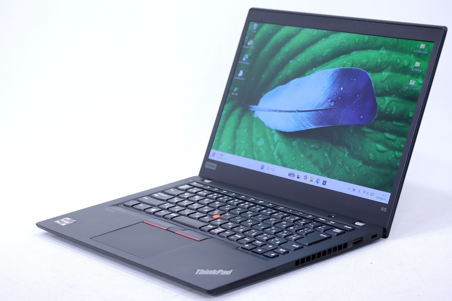 即配 良品 バッテリー良好 2021年Ryzen5薄軽量モデル ThinkPad X13 Gen1 Ryzen5PRO4650U 8G 256G 13.3FHD Wi-Fi6 AAA評価