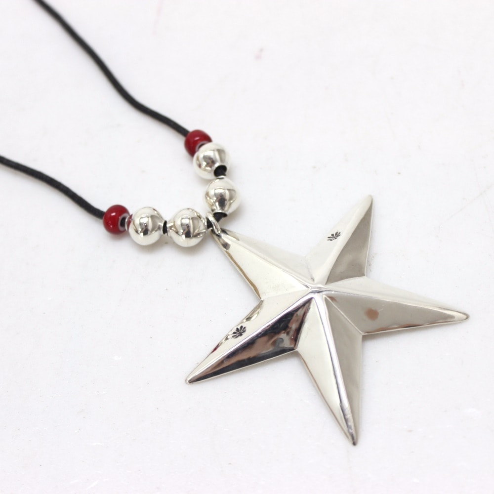 Cippy Crazy Horse シッピークレイジーホース ネックレス スター アクセサリー ペンダント スターリングシルバー シルバ－レッドネックレス