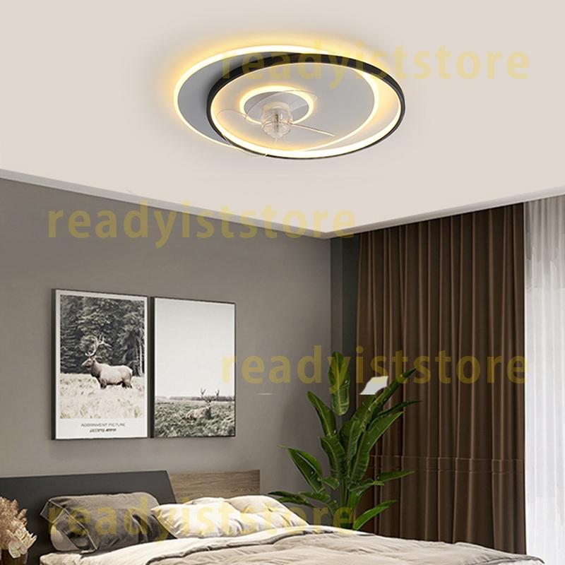シーリングファンライト サーキュレーター シーリングファン ダブルリング 簡易取付式 dcモーター ファン付き照明 8畳 10畳 リモコン付 APPアプリ操作