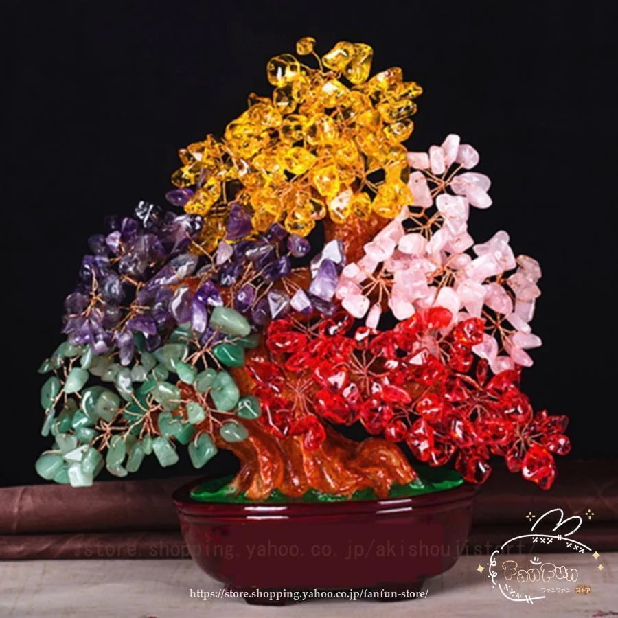 水晶 モダン オブジェ 置き物 招財樹 クリスタル 天然石 金のなる木 健康 財運 置物 富 おしゃれインテリア 置物 インテリア 仕事 金運上昇祈願 家庭 開運祈願