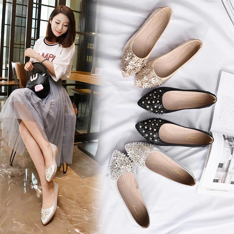 [10 アイテム] パンプス ローヒール走れるパンプスキラキラストーンレディース靴妊娠さんもパンプスエナメルベーシックト-a01