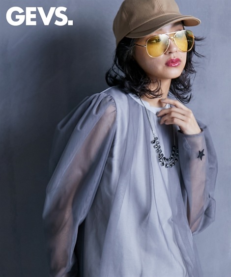 Tシャツカットソー 大きいサイズ シアードッキングＴシャツ GEVS.