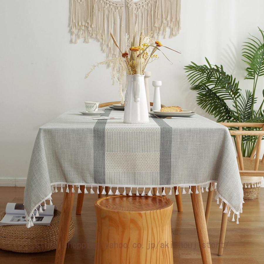 テーブルクロス 撥水 滑り止め 長方形 耐熱 耐久 チェック 厚手 おしゃれ ナチュラル 爽やか 北欧 インテリア 撥水加工 お手入れ簡単 テーブルカバー 喫茶店