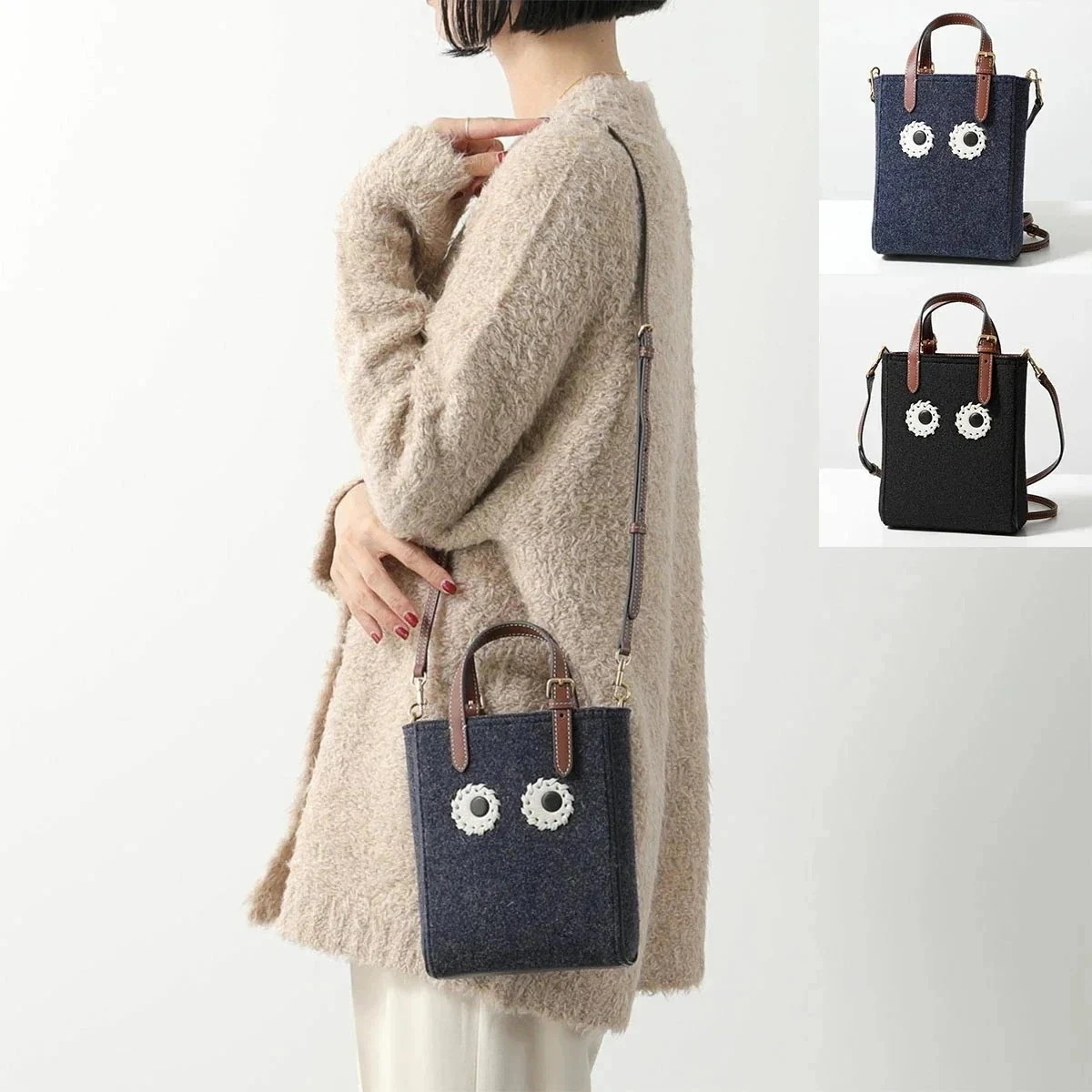 ANYA HINDMARCH アニヤハインドマーチ ショルダーバッグ N/S Tote Mini Eyes アイズ 193177 195164 レディース ハン】