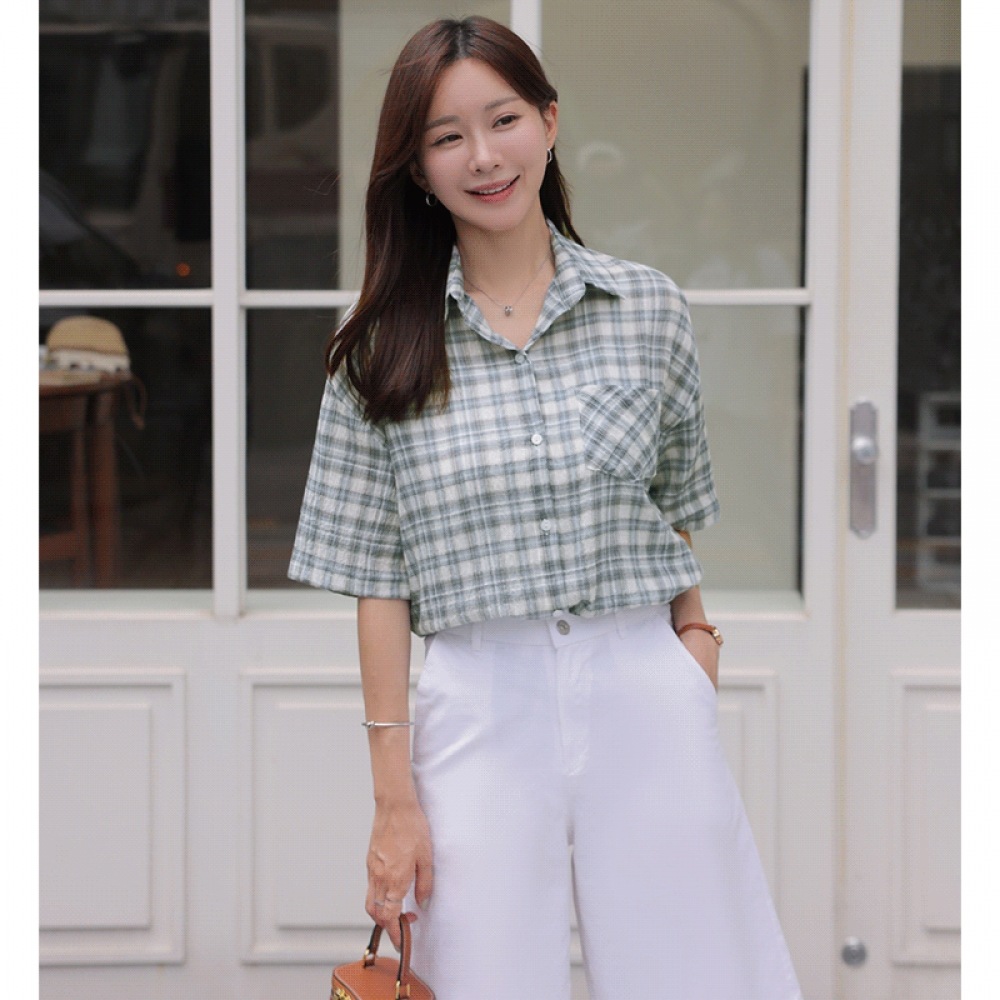 クリック＆ファニーメリンスチェックシャツ