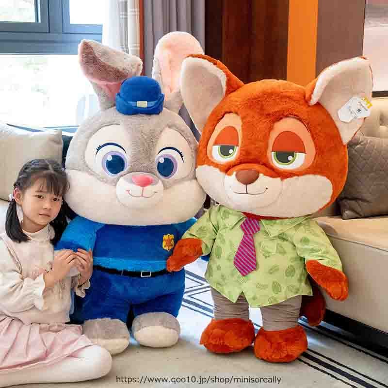 【正規品】2種類 ディズニー Zootopia judy nick ビッグ ぬいぐるみ 100cm ズートピアシリーズ ビニールぬいぐるみ ギフト プレゼント