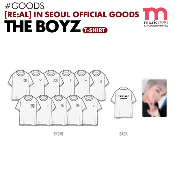 即日発送THE BOYZ T-SHIRT / TシャツTHE BOYZ ドボイズ 2020 CONCERT RE:AL IN SEOUL 5,203円