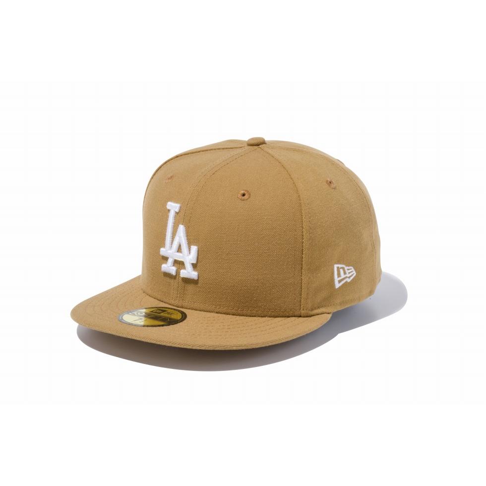 ニューエラ NEW ERA 59FIFTY MLB ロサンゼルス・ドジャース ウィート × ホワイト 14525216