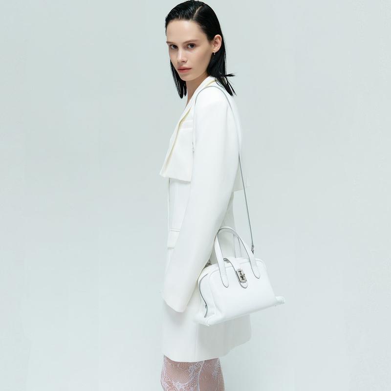 Toque tote S (토크 토트 스몰) White_VQB4-1TO101-1WHXX