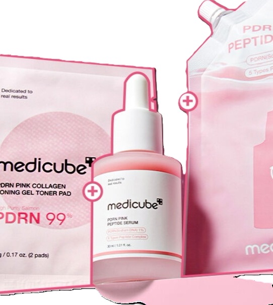 白 シワ 除去ピンクペプチド アンプル 30ml+50ml+ ゲルパッド 2枚