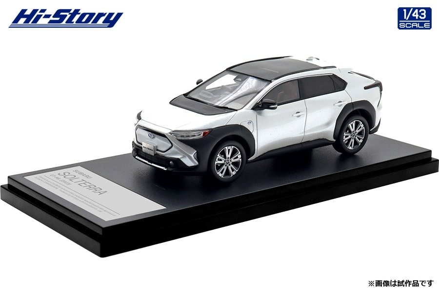 ハイストーリー 1/43 SUBARU SOLTERRA ET-HS (2023) プラチナホワイトパールマイカ【HS503WH】 ミニカー HS503WH スバル ソルテラ ET-HS 2023 W