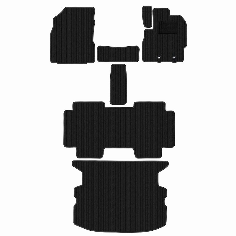 [優れた品質で安売りに挑戦]トヨタ 新型 シエンタ 10系 5人乗り 7人乗り フロアマット + ラゲッジマット [3色から選択]