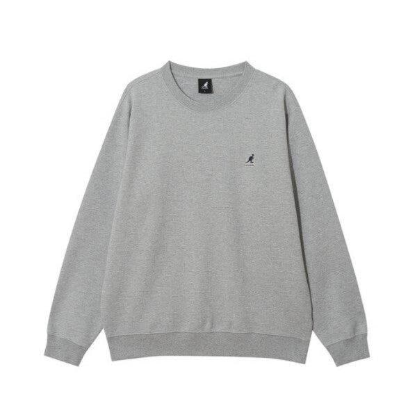 M 長袖Tシャツ CQK KRFC-RT17910MY ボックスロゴスウェットシャツ 1791 メランジグレー