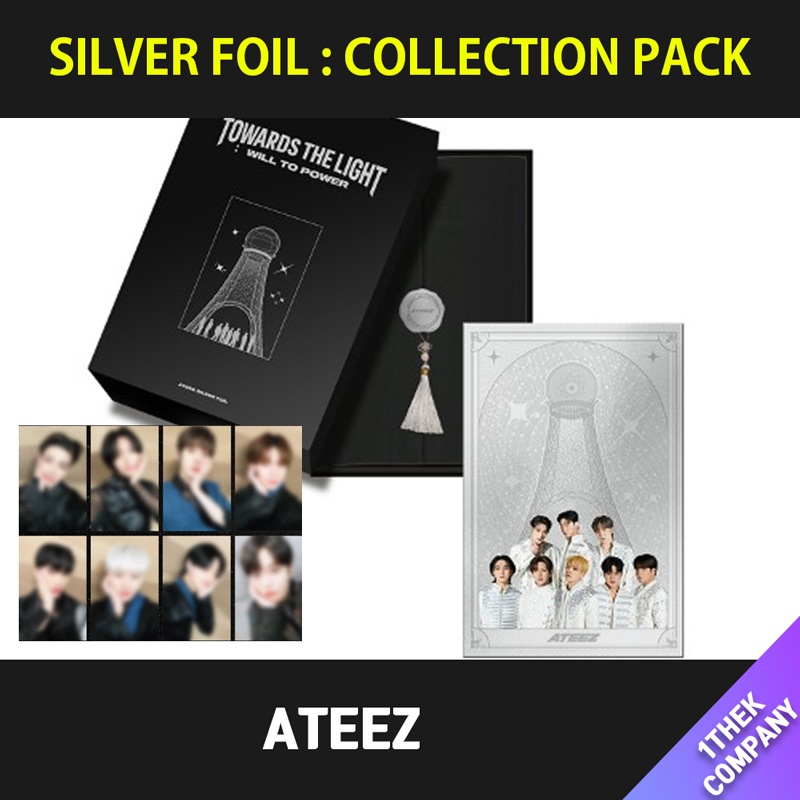 （KQ特典付き）ATEEZ SILVER FOIL : COLLECTION PACK