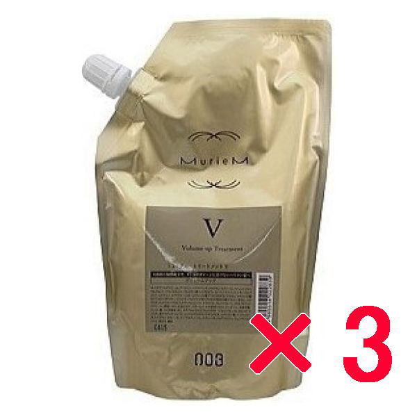 【送料無料】 ナンバースリー 003 ／ ミュリアム ゴールド ／ ミュリアム トリートメント V 500g 詰替え 【3個セット】 4985514022839