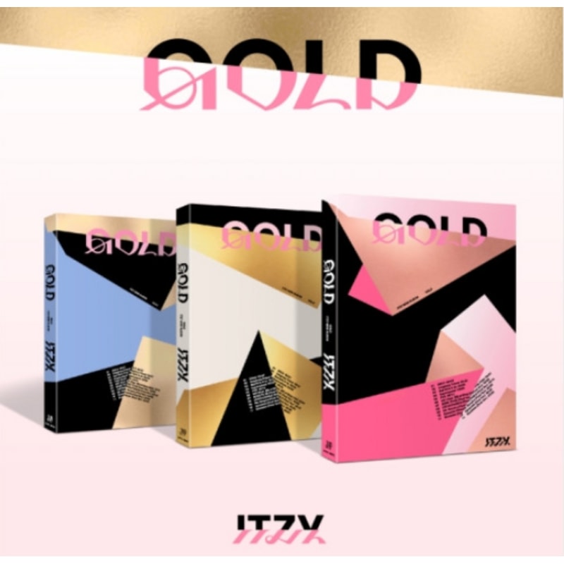 [未開封新品]【3種セット】ありアルバムゴールド ITZY GOLD STANDARD 一般盤 STANDARD ver.