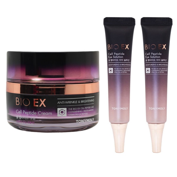 トニーモリー バイオイーエックス セルペプチドクリーム 60ml+アイソリューション(30ml+30ml)