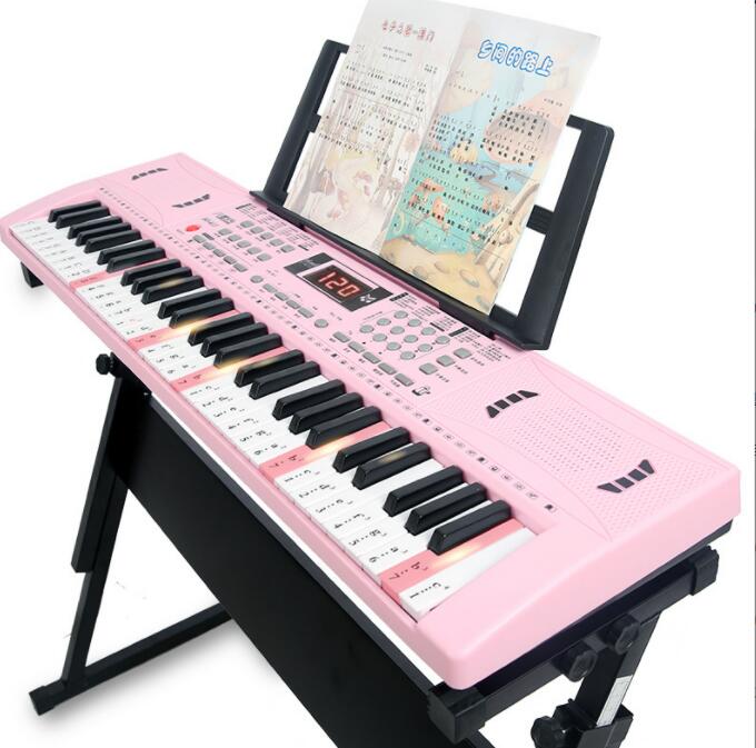 電子キーボード 61鍵盤 電子ピアノ 初心者向け　正確なリズム感を育ち75cm