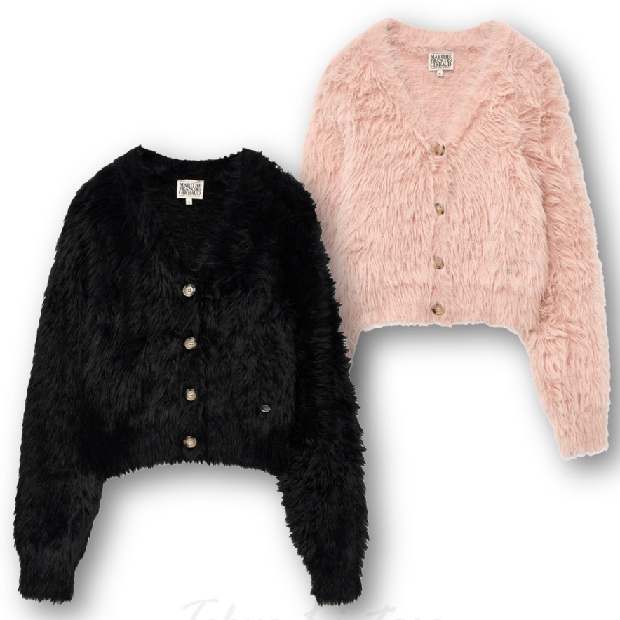 W V-NECK CROP CARDIGAN (MFG44FCD102)