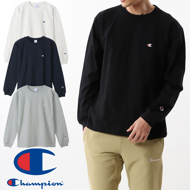 チャンピオン Champion メンズ ロンT リバースウィーブ(R) ロングスリーブTシャツ ティーシャツ T-SHIRTS トップス 長袖 C3-W403 丸首 クルーネック アパレル ウェア カ