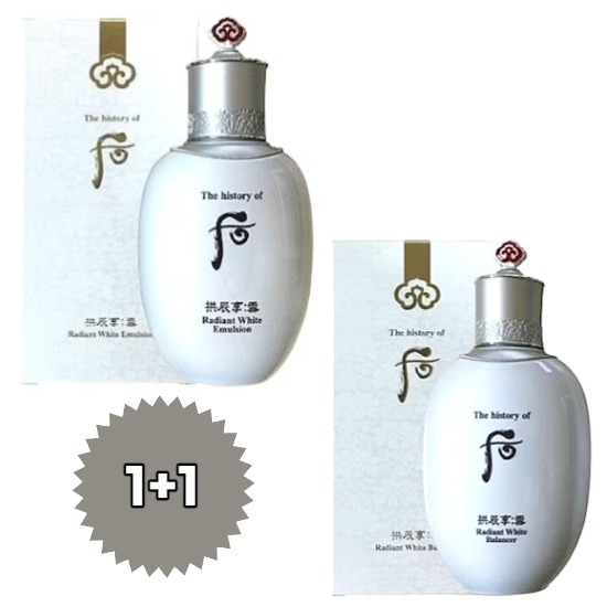 [1+1]拱辰享(ゴンジンヒャン):雪 ホワイトバランサー 150mL+ローション 110mL / 華やかな 肌トーン 肌のキメ しっとりとした仕上がり スキンケア 肌トーンケア