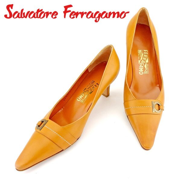 Salvatore Ferragamo パンプス ガンチーニ 白 #35 1/2 | www.nov-ita.fr