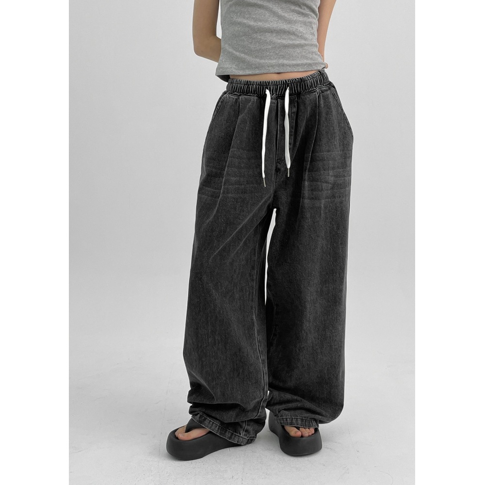 ブラックアップ [メイド] トゥルーツーウェイボーイフィットデニムパンツ