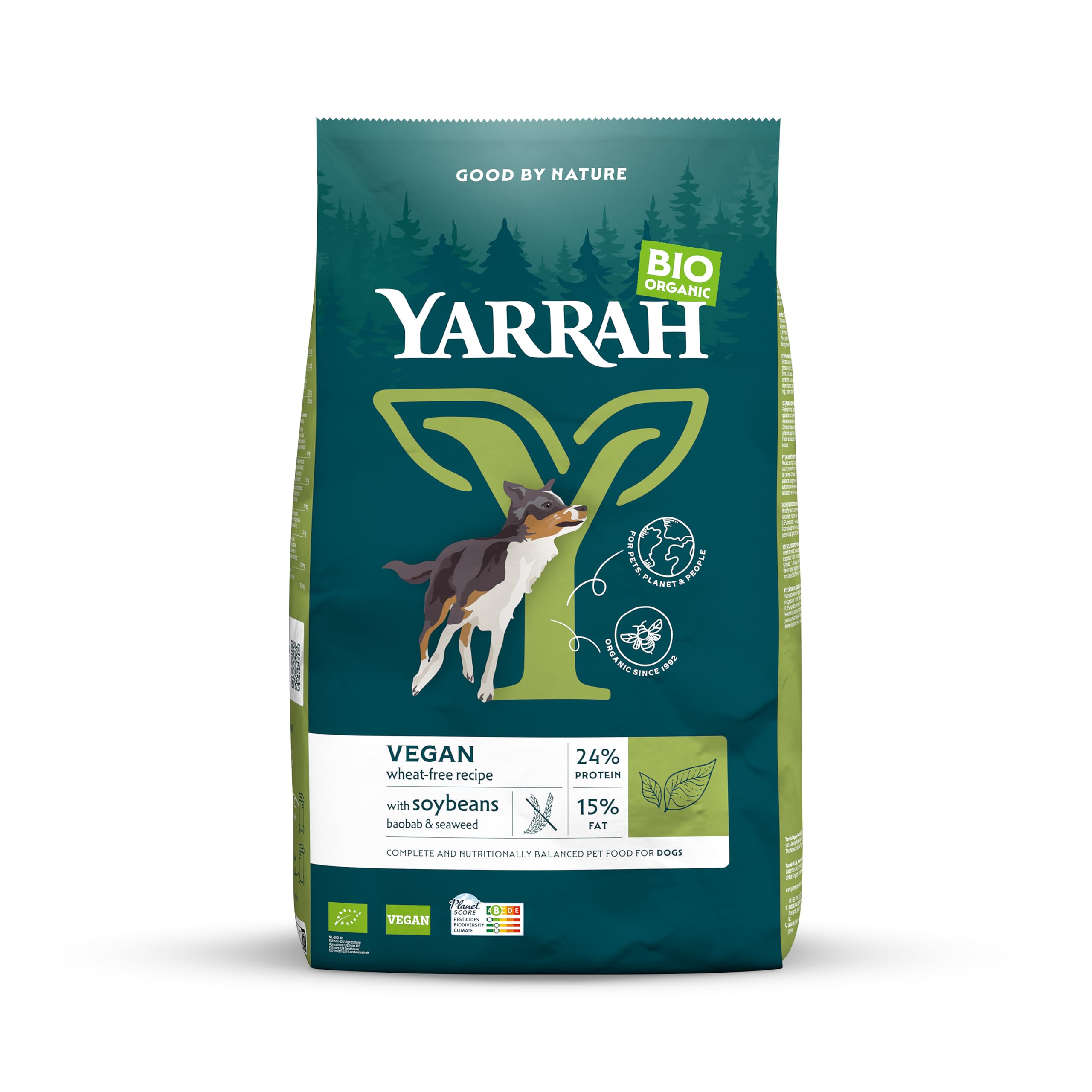 YARRAH(ヤラー)オーガニックベジタリアンドッグフード小麦不使用 2kg
