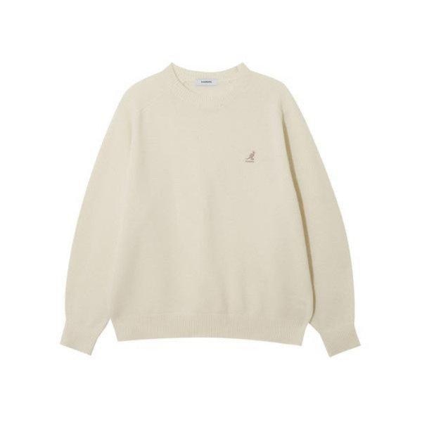 M 長袖Tシャツ CQK KRFC-KN19060IV クラシックプルオーバー 1906 アイボリー