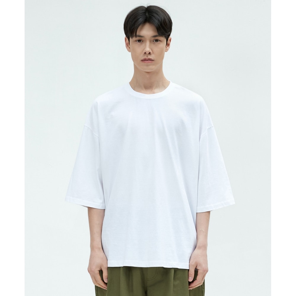 MINIMALPROJECT 7部オーバーフィット半袖Tシャツ MST142 [WHITE] 4,812円