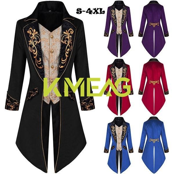 メンズ ジャケット アウター ベルベット 大きいサイズ ミモレ丈 王子様 ステージ衣装 舞台 演出 貴族 コスプレ 衣装 オペラ用衣装 男性 大人 忘年会 イベント 発表会 演奏会 かっこいい ハロウ 6,287円