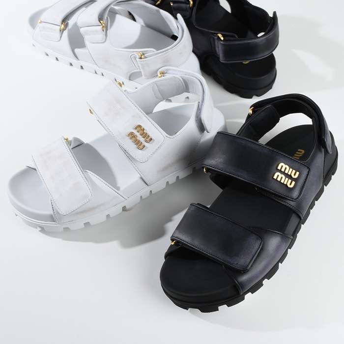 サンダル レザーサンダル ダブルストラップ 5X134E 3F33 レディース ヴィンテージ USED加工 ブラック ホワイト人気 おすすめ プレゼント