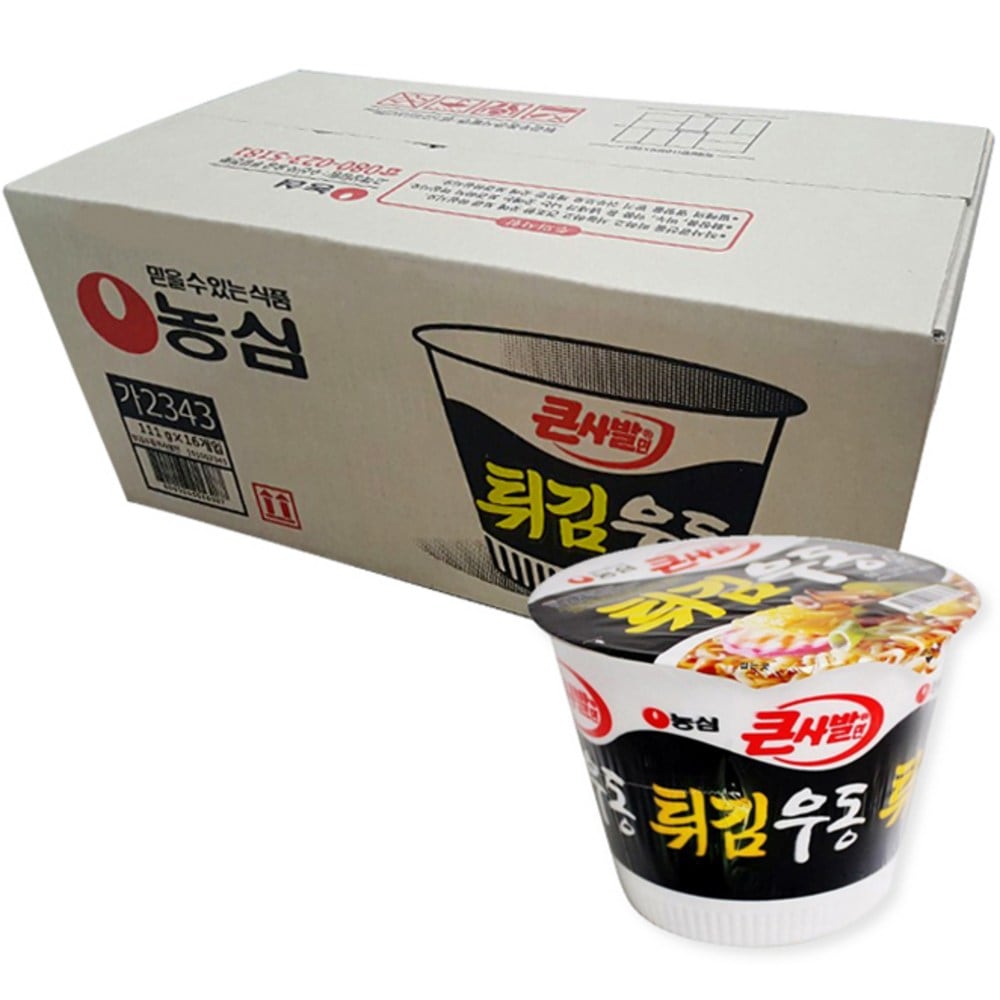 ノンシムビッグボウル麺揚げうどん111g16個
